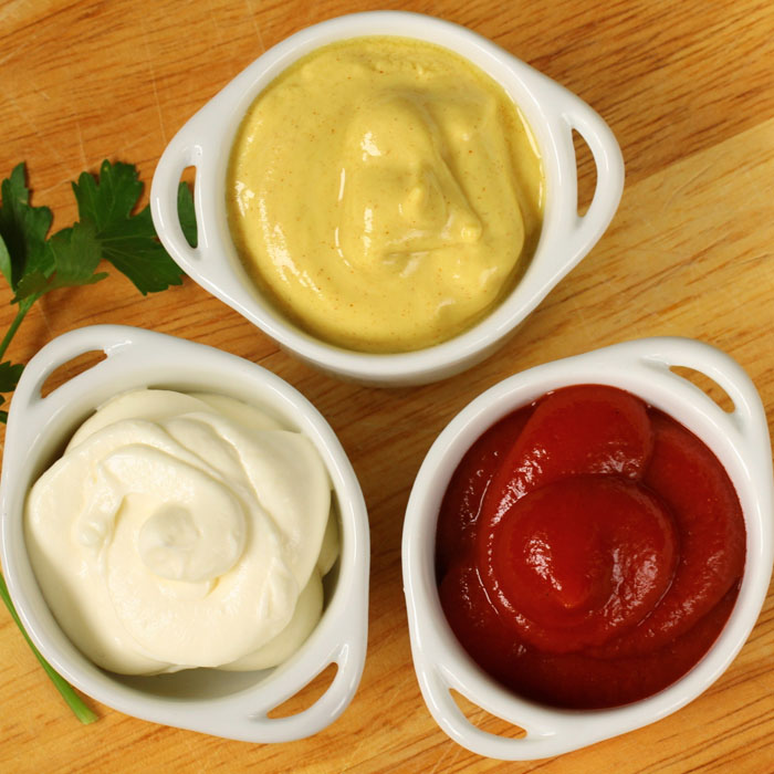 Halterasz Ketchup, Mustár, Majonéz